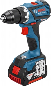 Bosch Professional GSR 18 V-EC 5 Ah Çift Akülü Delme/Vidalama - L-boxx Çantalı