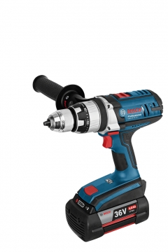 Bosch Professional GSB 36 VE-2-LI 4 Ah Çift Akülü Darbeli Delme/Vidalama - L-boxx Çantalı