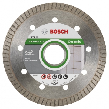 Bosch Best for Ceramic Extraclean Turbo 115 mm