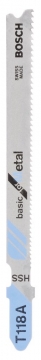 Bosch T 118 A Basic for Metal 100\'lü