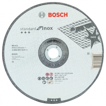Bosch 230*1,9 mm Standard for Inox