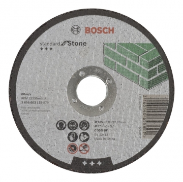 Bosch 125*3,0 mm Standard for Stone Düz