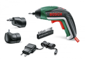 Bosch  IXO Akülü Vidalama Makinesi + Köşe + Eksantrik Adaptör