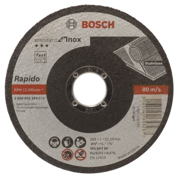 Bosch 115*1,0 mm Standard for Inox Rapido