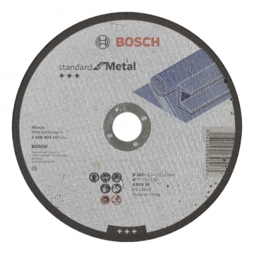 Bosch 180*3,0 mm Standard for Metal Düz