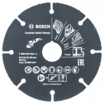 Bosch Carbide Multi Wheel 115 mm