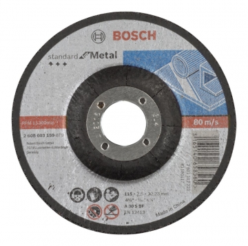 Bosch 115*2,5 mm Standard for Metal Bombeli