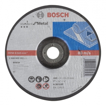 Bosch 180*3,0 mm Standard for Metal Bombeli