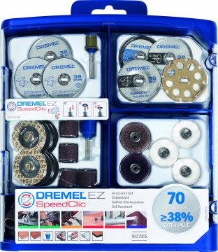 DREMEL ® SpeedClic çok amaçlı aksesuar seti (SC725)